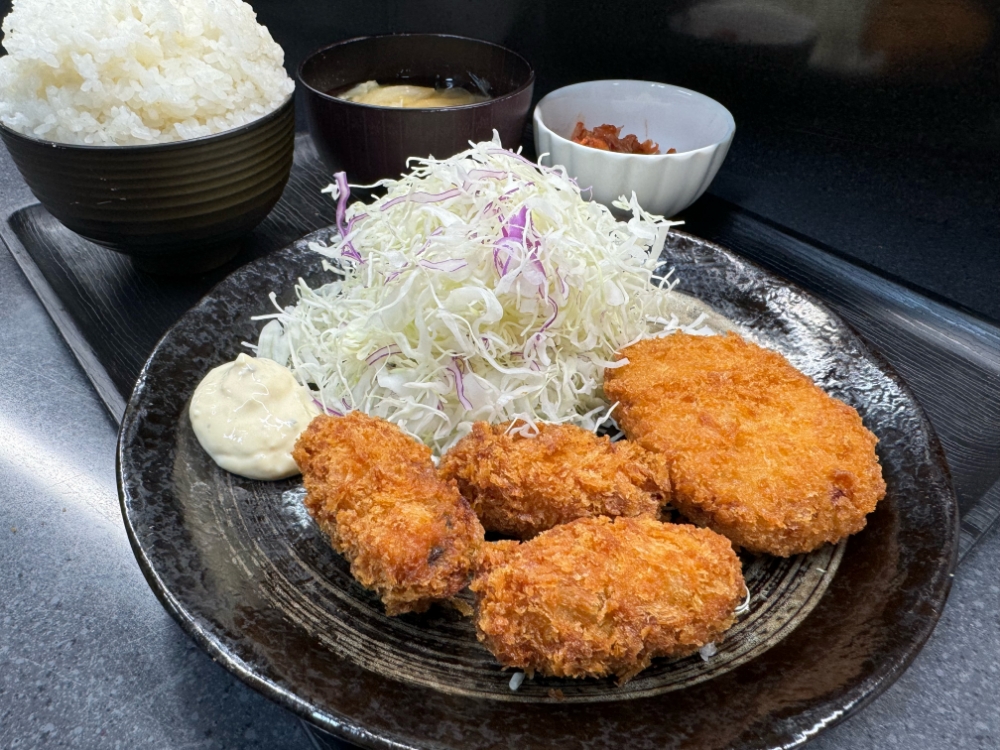 カキフライ定食